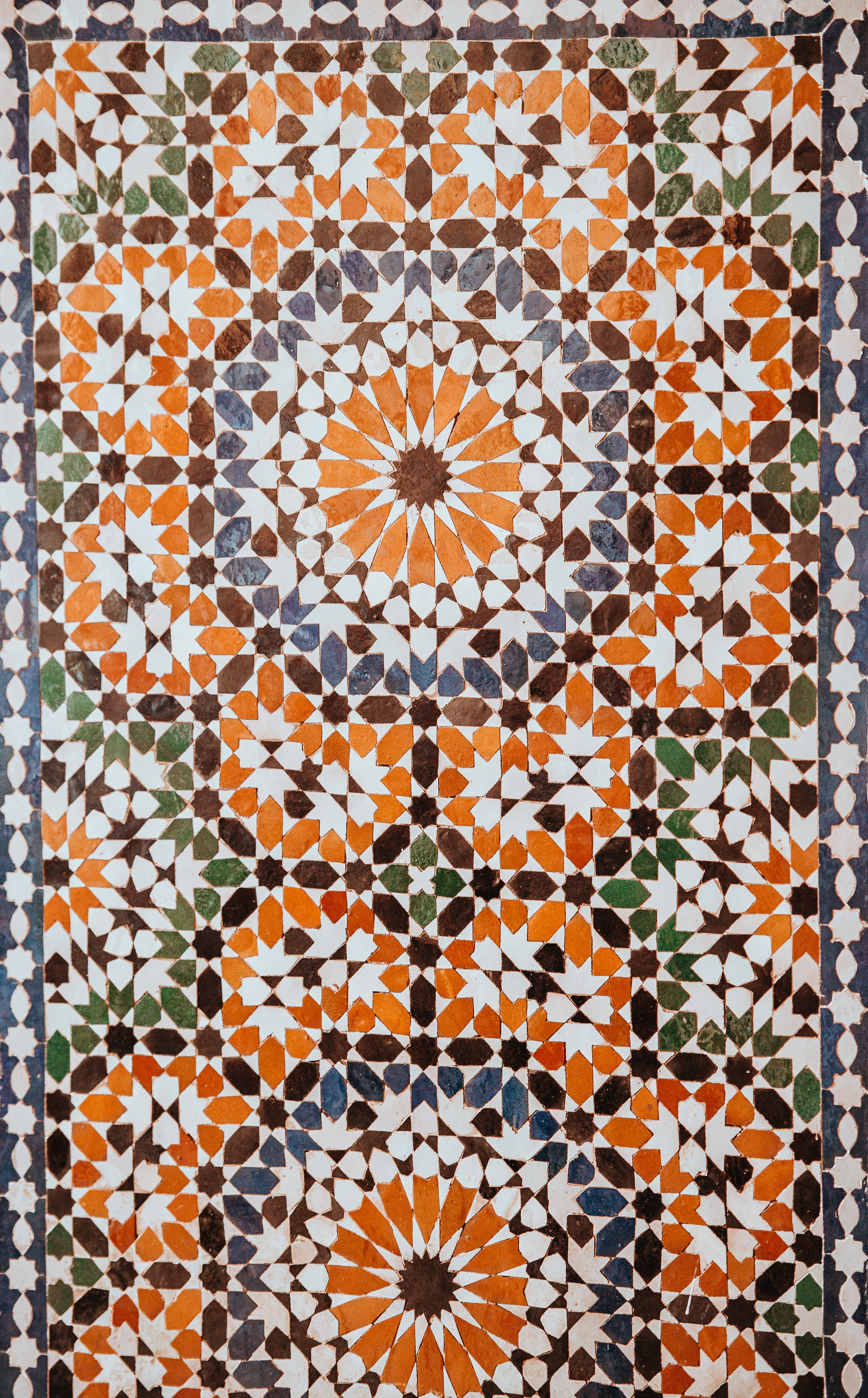 mur en mosaïque